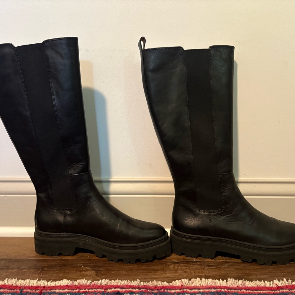 Madewell Poppy Lugsole Tall Boots *Extended Calf* - Picture 6 of 11
